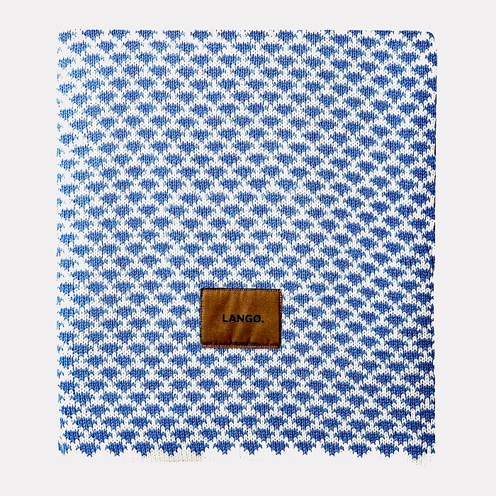 Langø - Denim blue - white - Drops 