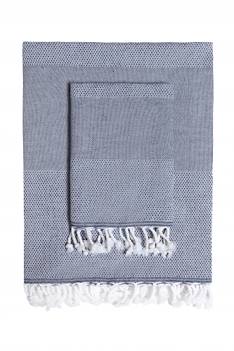 Langø - Beach towel - navy