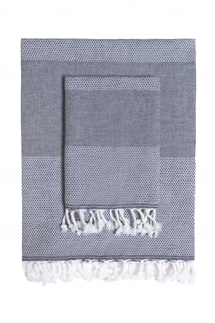 Langø - Beach towel - black