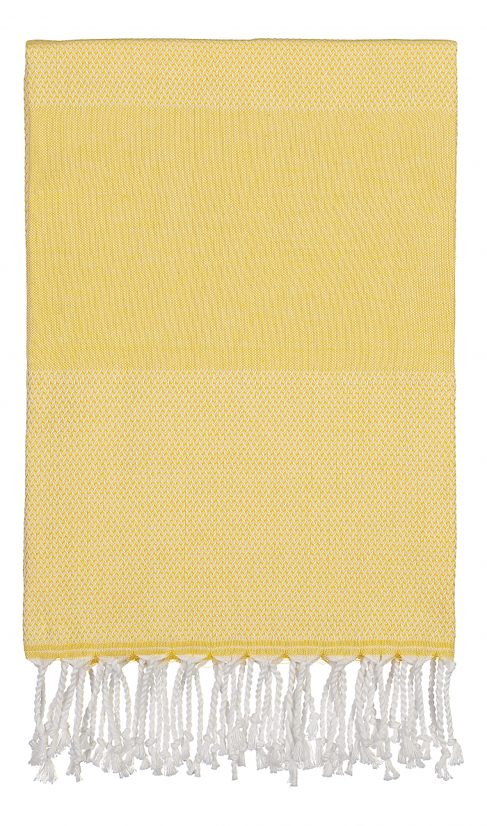 Langø - Beach towel - yellow